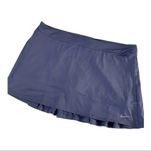Nike blue tennis skirt pleated back XXL